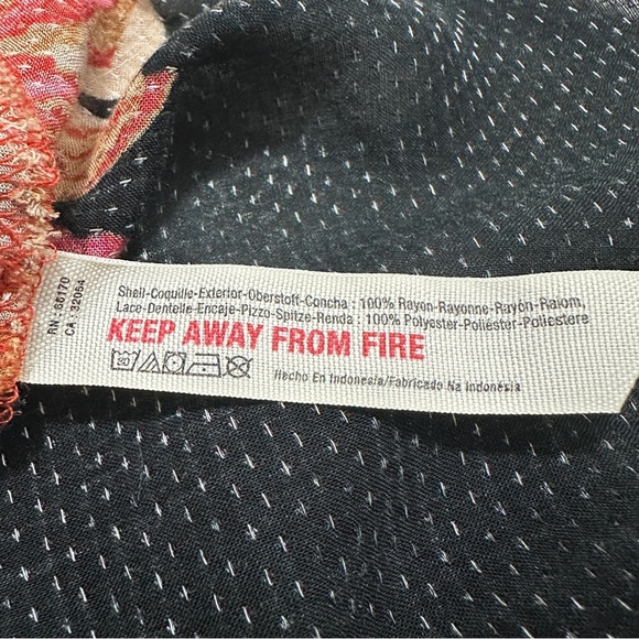 Free People Intimately Women’s Medium Floral Haze Printed Lace Mini Slip Dress - Picture 12 of 14